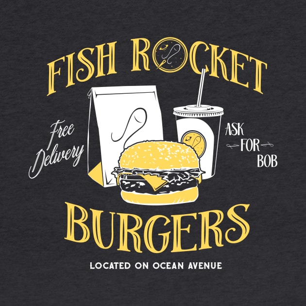 Fish Rocket Burgers by stevethomasart
